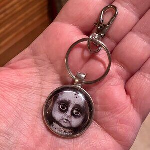 2/$12, 4/$20 Creepy Doll Face Keychain